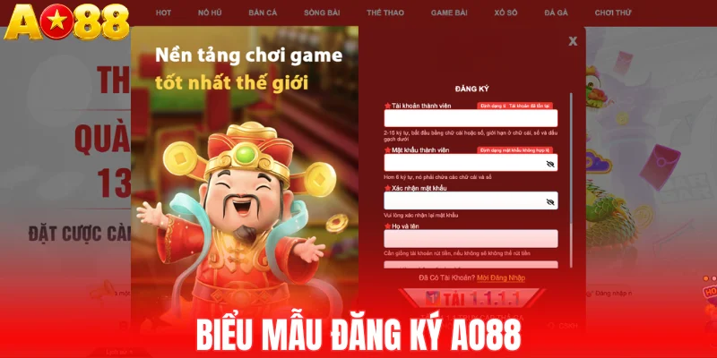 Biểu mẫu đăng ký AO88