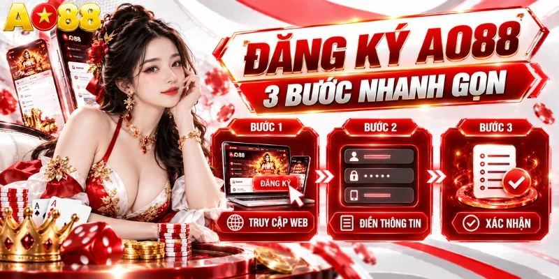 Cách đăng ký AO88 nhanh chóng qua 3 bước