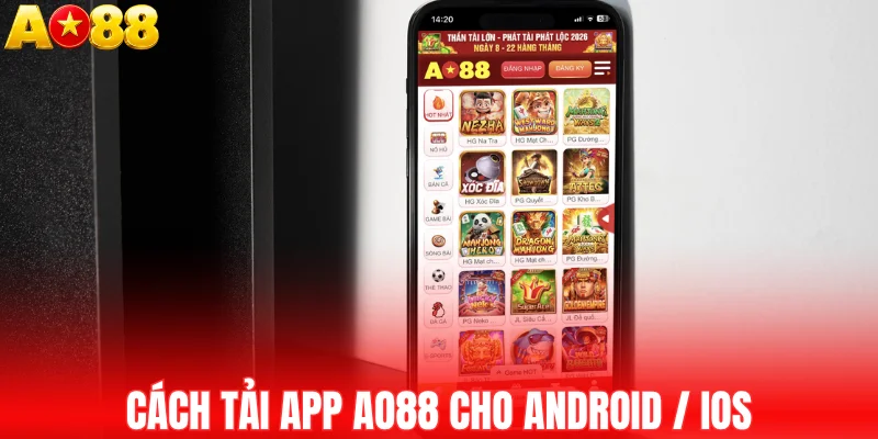 Cách tải app AO88 cho Android / iOS