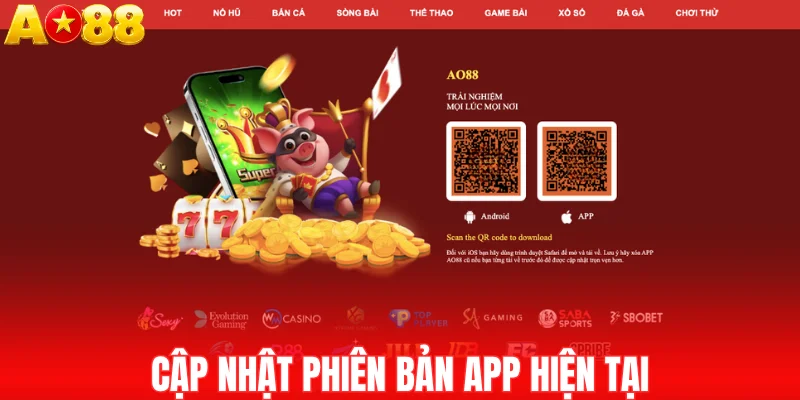 Cập nhật phiên bản app hiện tại