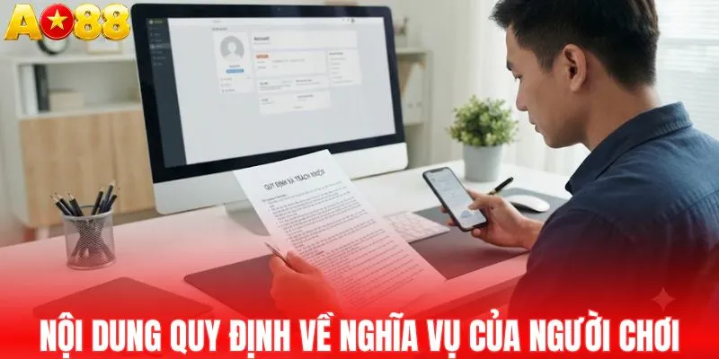 Những nội dung quy định về nghĩa vụ của người chơi