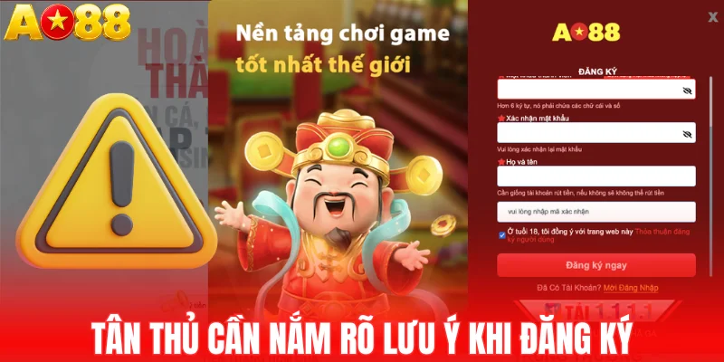 Tân thủ cần nắm rõ lưu ý khi đăng ký