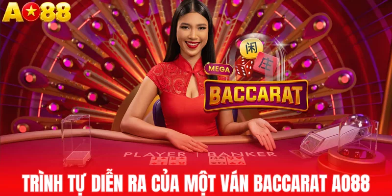 Trình tự diễn ra của một ván Baccarat AO88